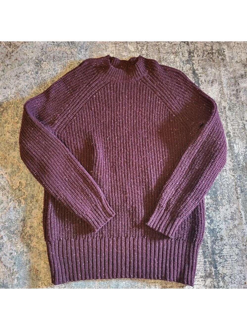 Arizona Jean Company Women's Burgundy Size L Turtleneck Sweater
